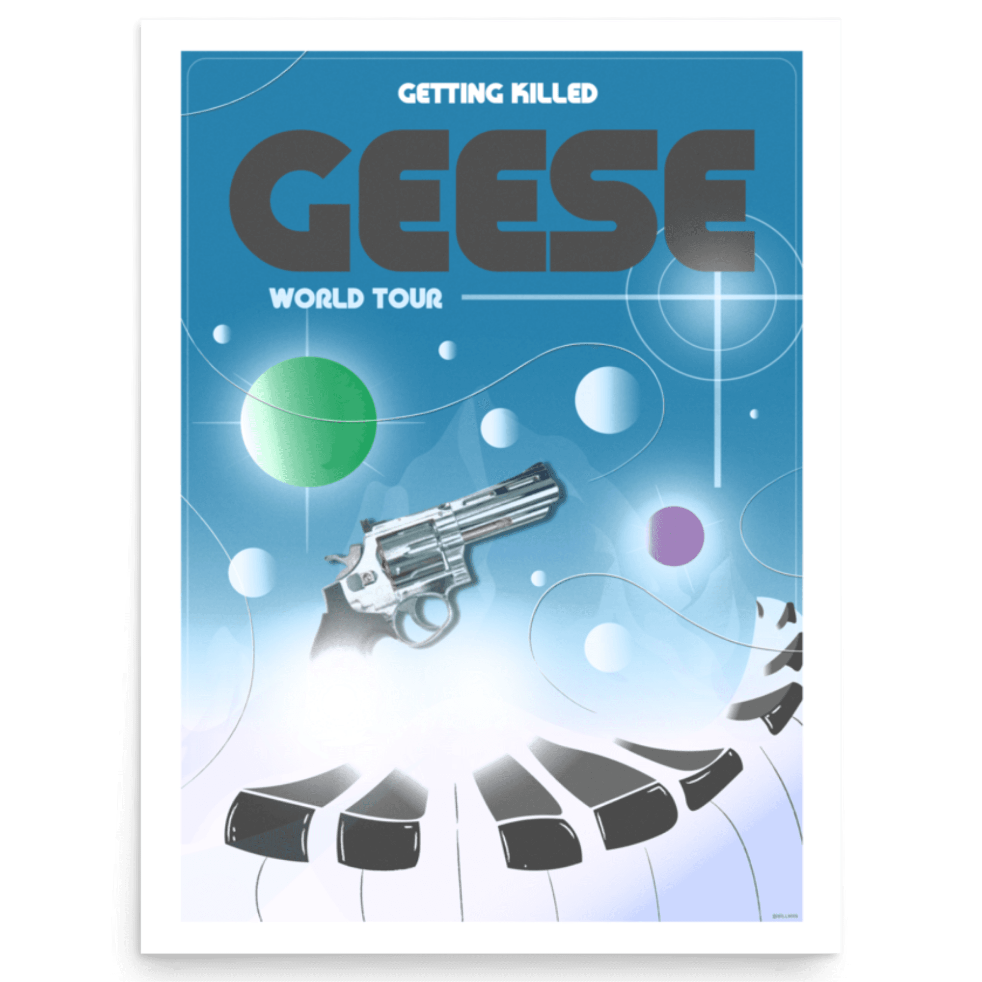 Geese x willmxn Poster